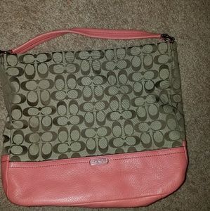 Pink Coach bag